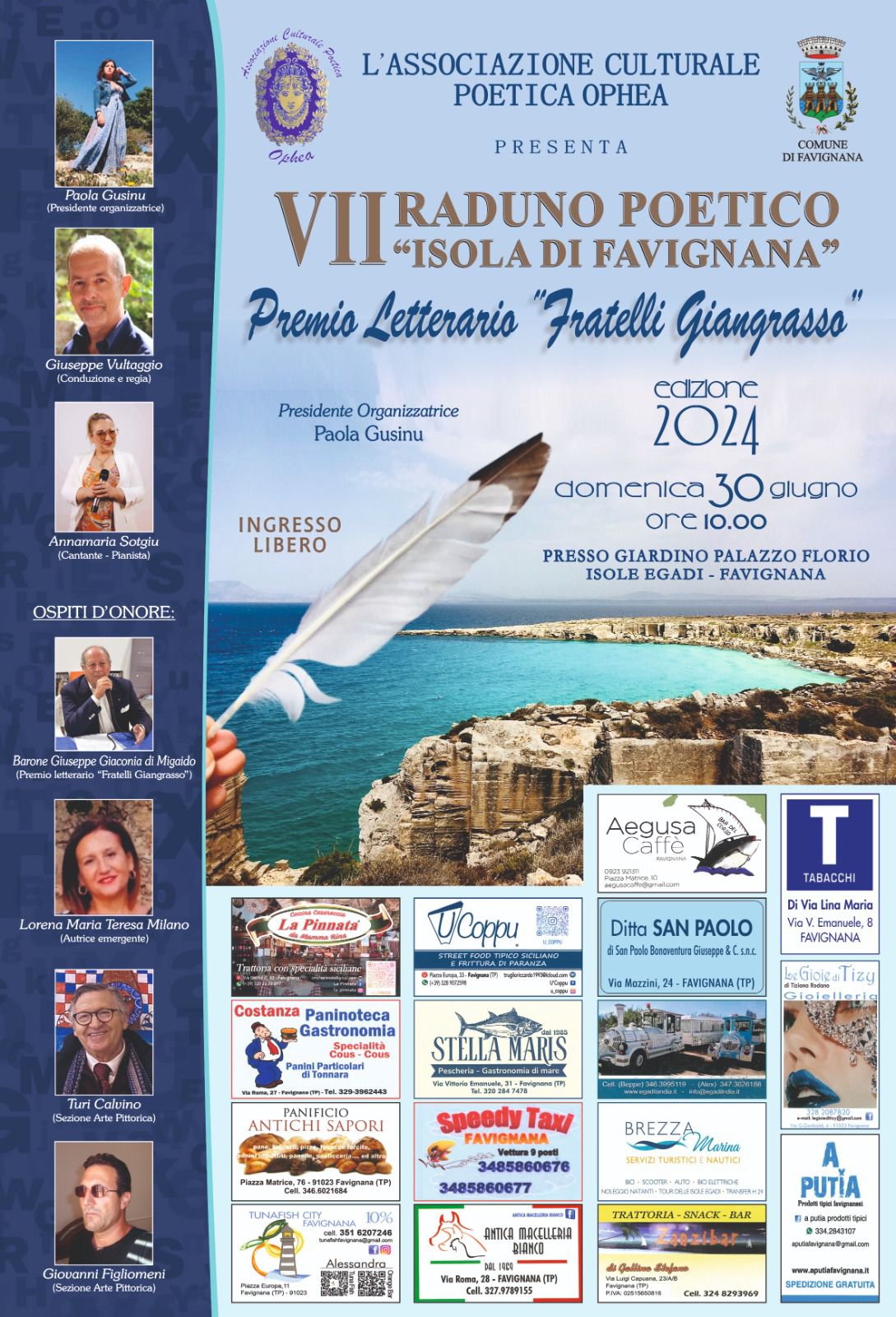 FAVIGNANA - IL PREMIO LETTERARIO 