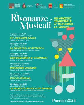 PACECO - RISONANZE MUSICALI, UN VIAGGIO TEMPORALE ATTRAVERSO LA MUSICA