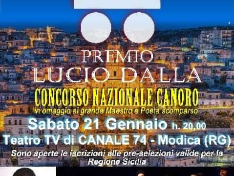 MODICA: PREMIO LUCIO DALLA