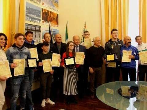 MARSALA: PREMIAZIONE DEI CAMPIONI DELLO SPORT